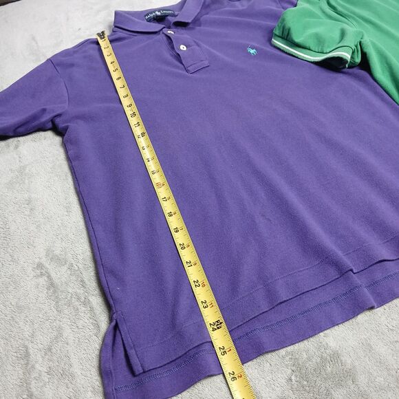 Lot (2) Polo Shirts Mens Large Abercrombie Fitch Ralph Lauren Classic Preppy Y2k - Picture 9 of 13